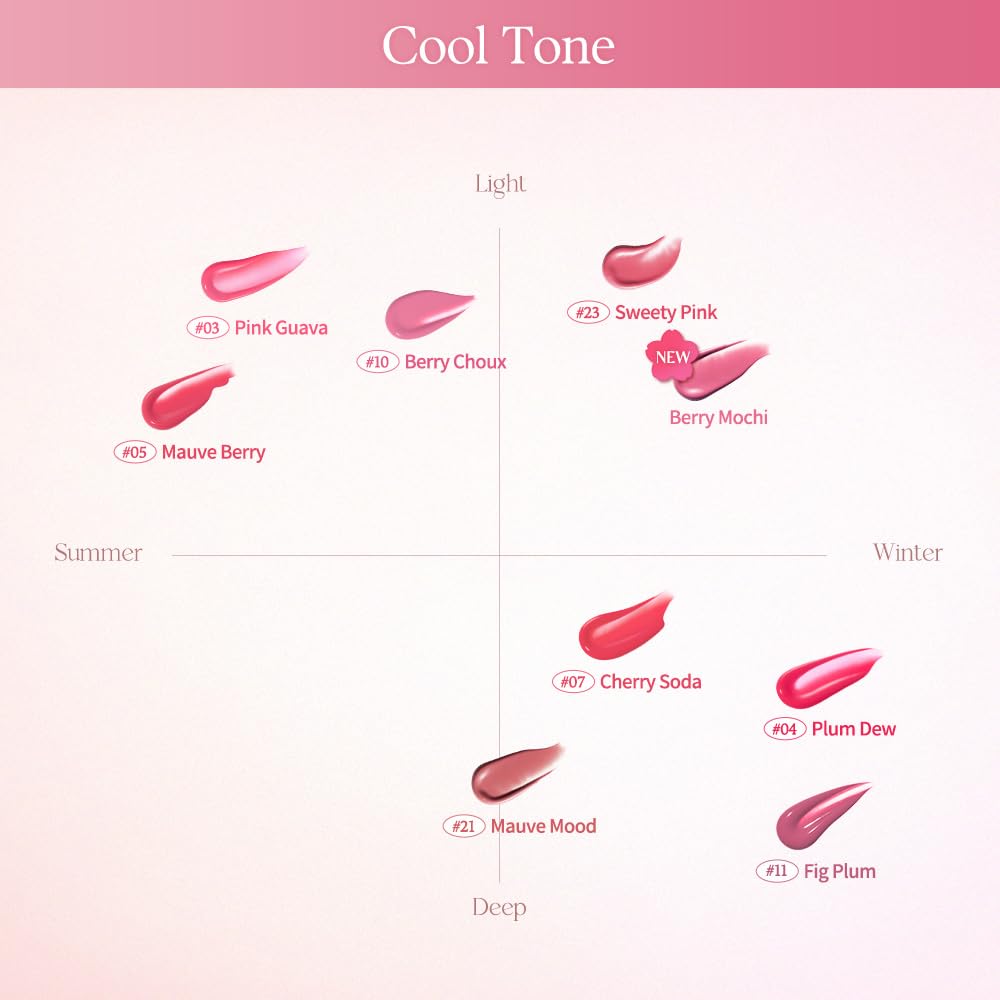 dasique Juicy Dewy Tint Berry Mochi long-lasting lip color with smooth wear