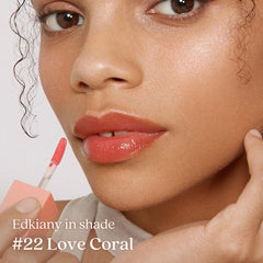 dasique Juicy Dewy Tint fruity-gloss swatch highlights vibrant color for daily wear