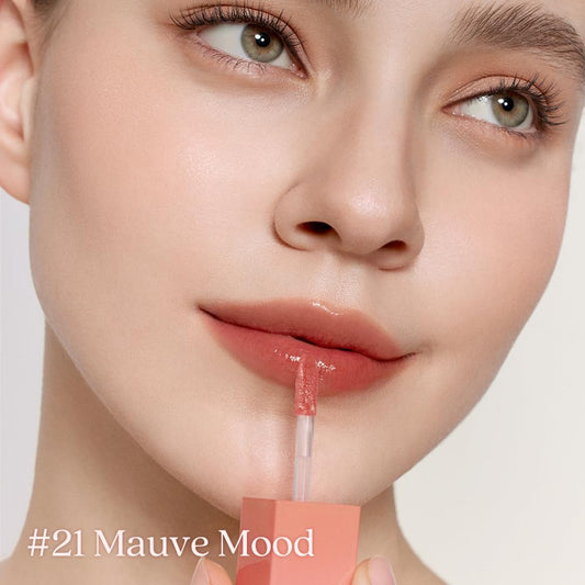 dasique Juicy Dewy Tint Mauve Mood swatches reveal buildable mauve pink shade