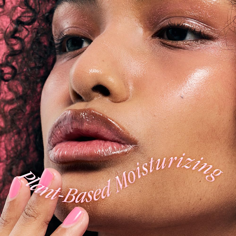 dasique Pure Water Lip Gloss 02 Pink Flower Complex lip highlight for hydration.