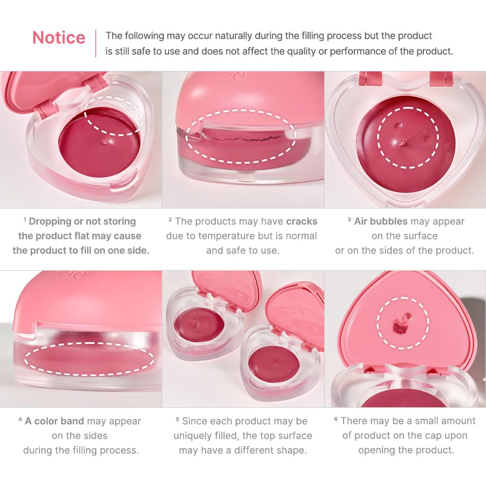 Dasique Souffle Color Pot Apple Tarte travel-friendly jar for quick color boosts.