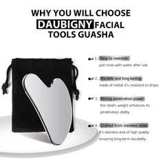 Daubigny gua sha body back arms for full-body relief and radiant skin.