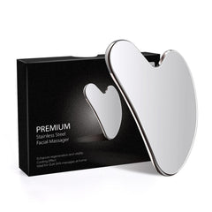 Daubigny gua sha face metal board for precise facial contouring and smoother skin.