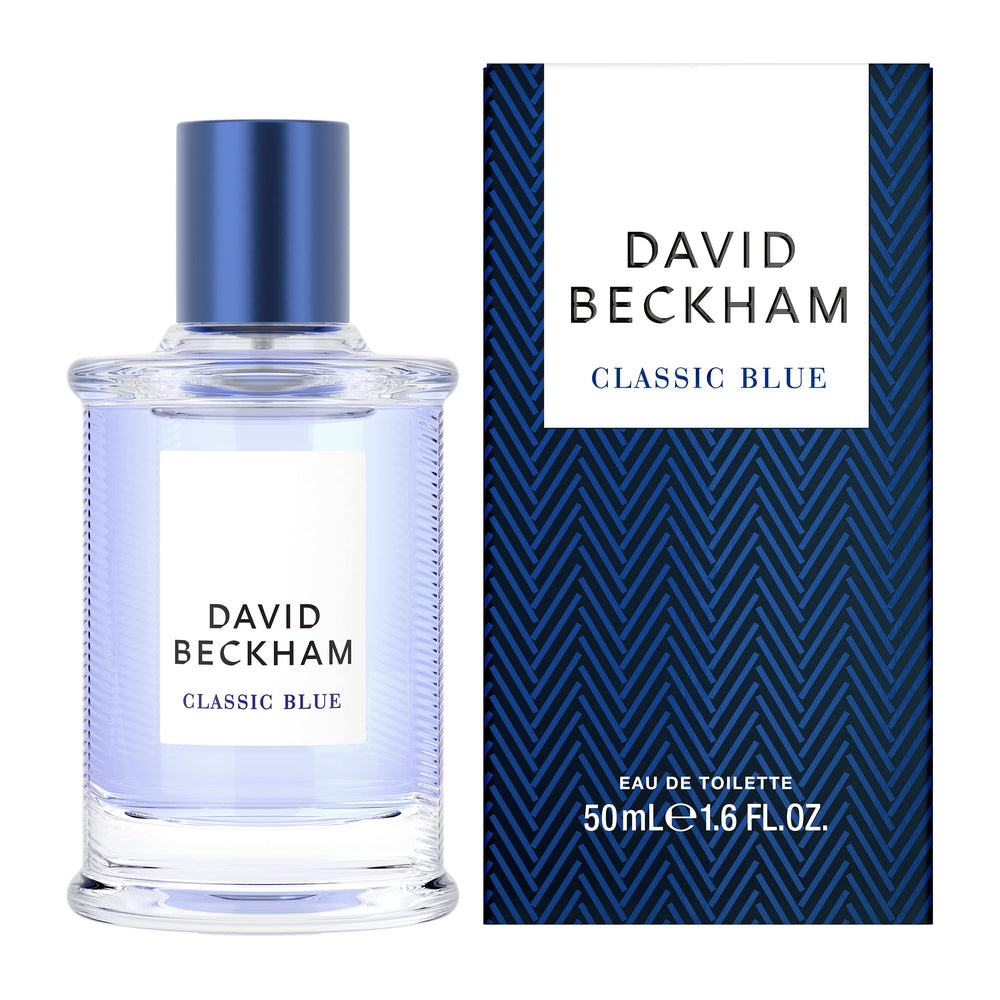 Close-up of the Classic Blue cap for travel-ready scent.