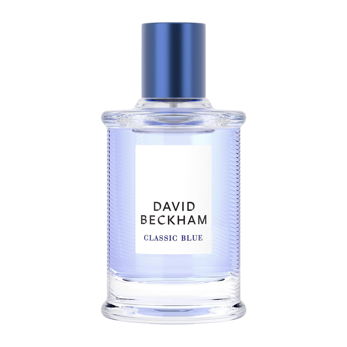 David Beckham Classic Blue bottle front view for everyday confidence.