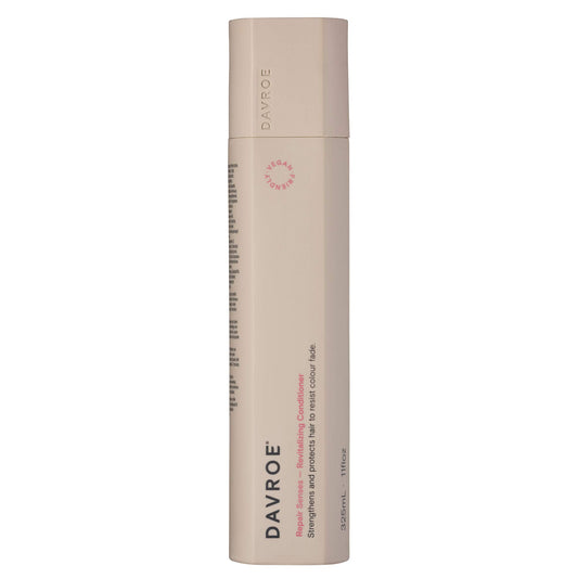 DAVROE Repair Senses conditioner bottle front, showcasing natural vegan formula for gentle cleansing