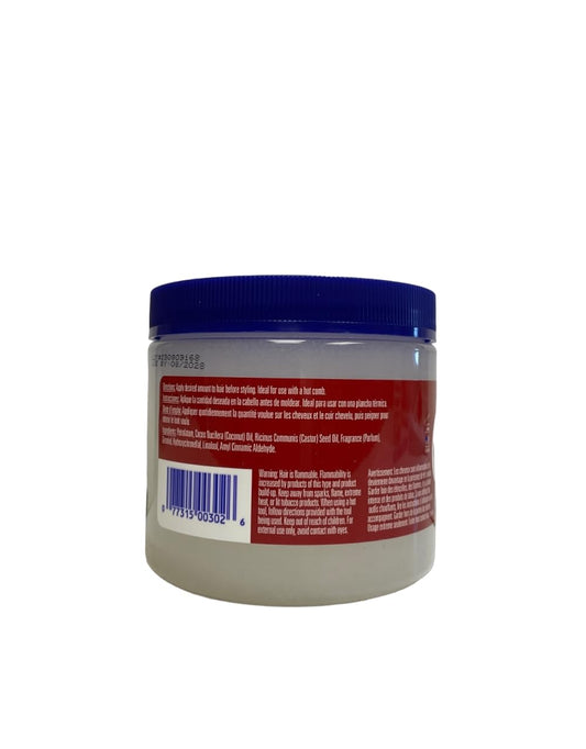 DAX Pressing Oil jar label closeup emphasizing two-pack convenience for ongoing lubrication