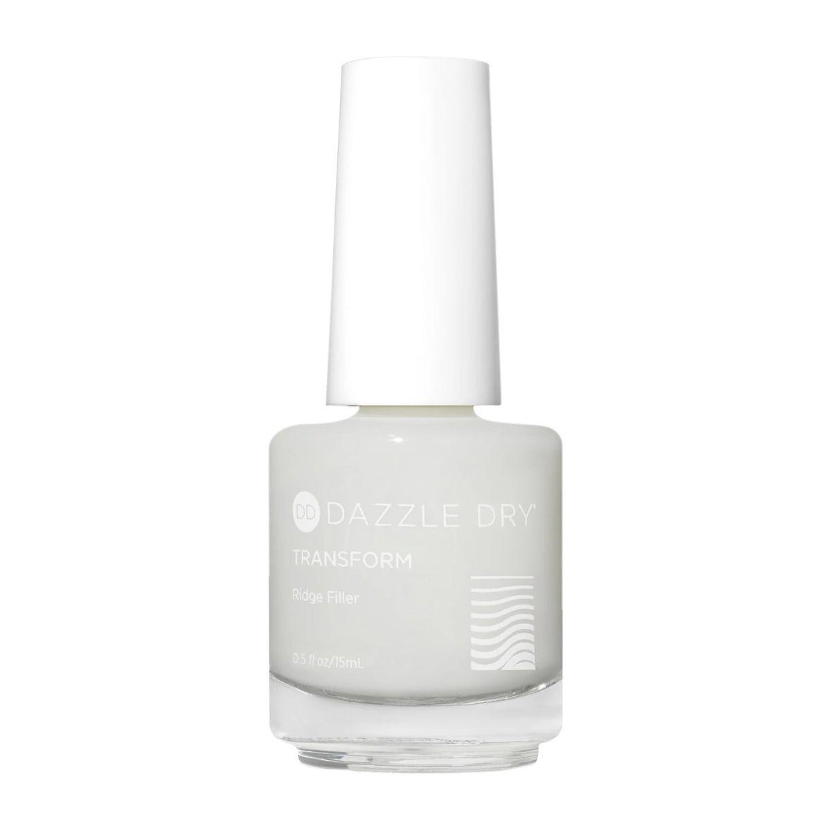 Dazzle Dry Bare Transform Ridge Filler bottle for a smooth natural finish.