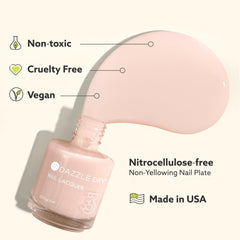 Dazzle Dry base coat layer foundations for long wear.