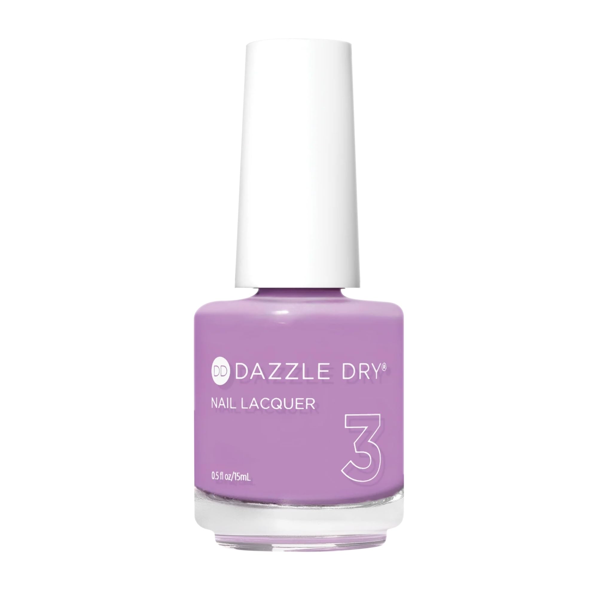 Dazzle Dry Lavender Parade bottle showing quick-dry color