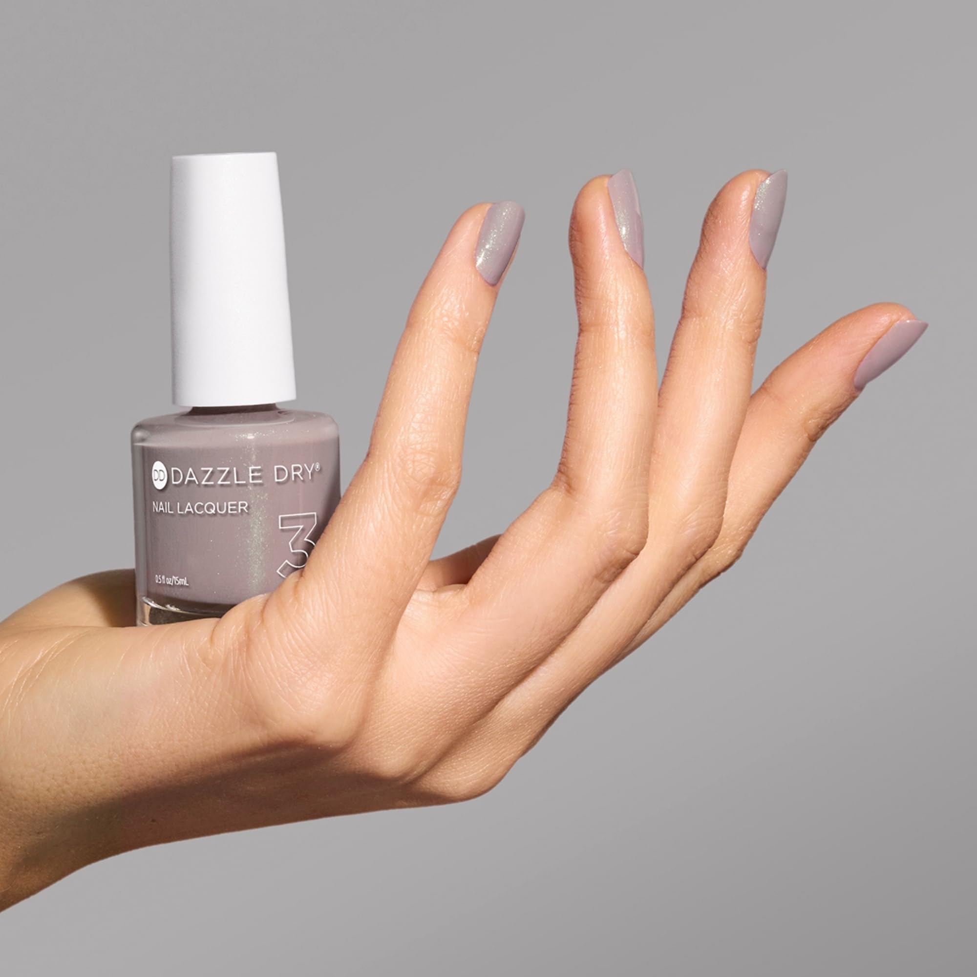 Dazzle Dry Lets Glow green shimmer close-up showing multidimensional depth.
