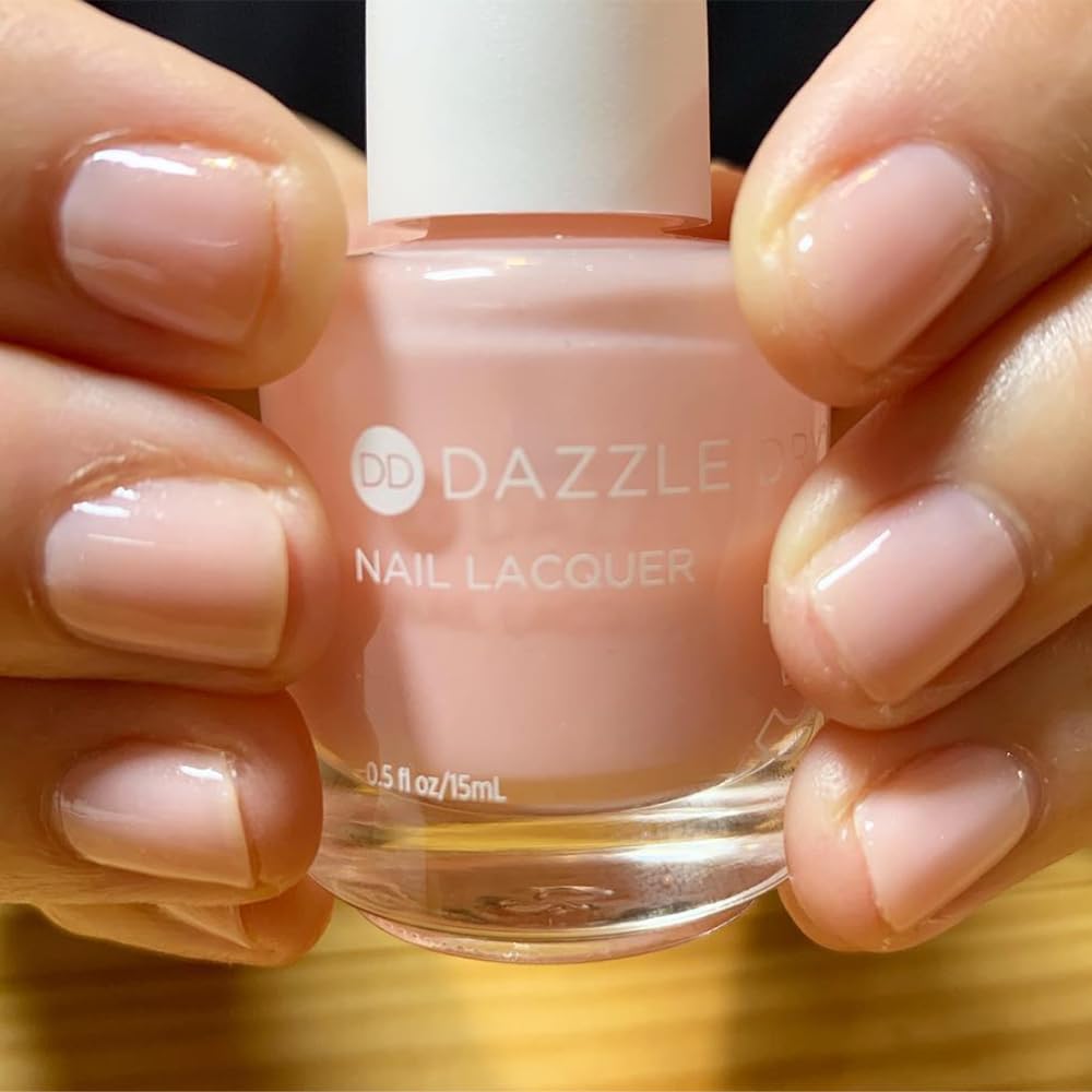 Dazzle Dry Livin' La Vida Yoga close-up swatch highlights diamond dust shimmer