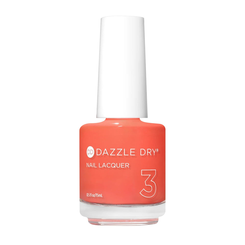 Dazzle Dry Oh My Melon bottle shows vibrant color for quick manicures
