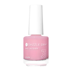 Dazzle Dry Pinkies Up nail lacquer swatch showing pale pink sheer cream for everyday wear