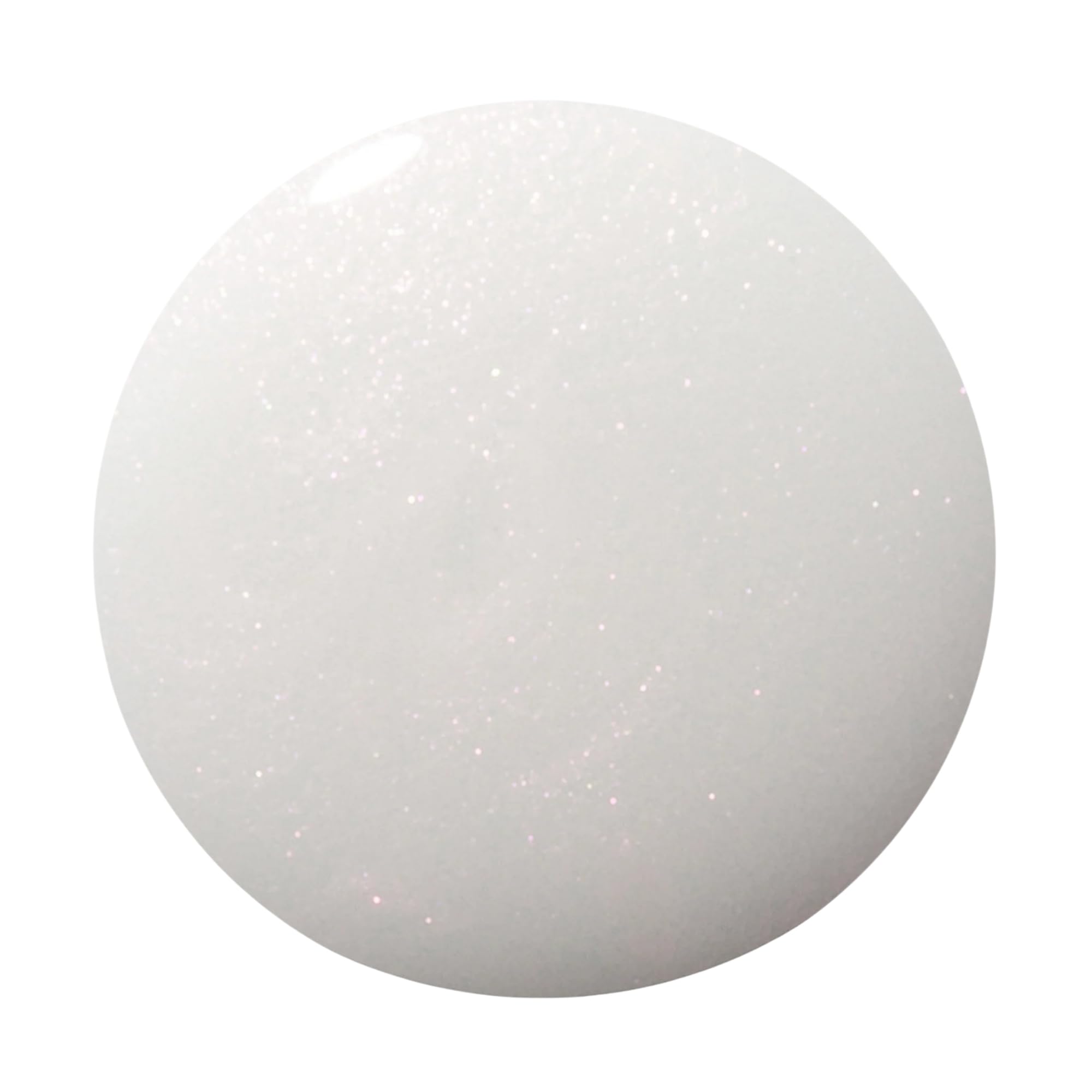 Swatch of Dazzle Dry Poised lacquer highlighting iridescent shimmer for everyday glam