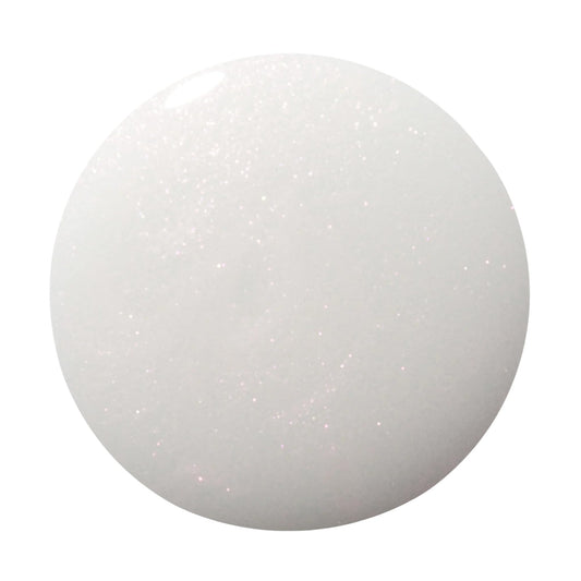 Swatch of Dazzle Dry Poised lacquer highlighting iridescent shimmer for everyday glam