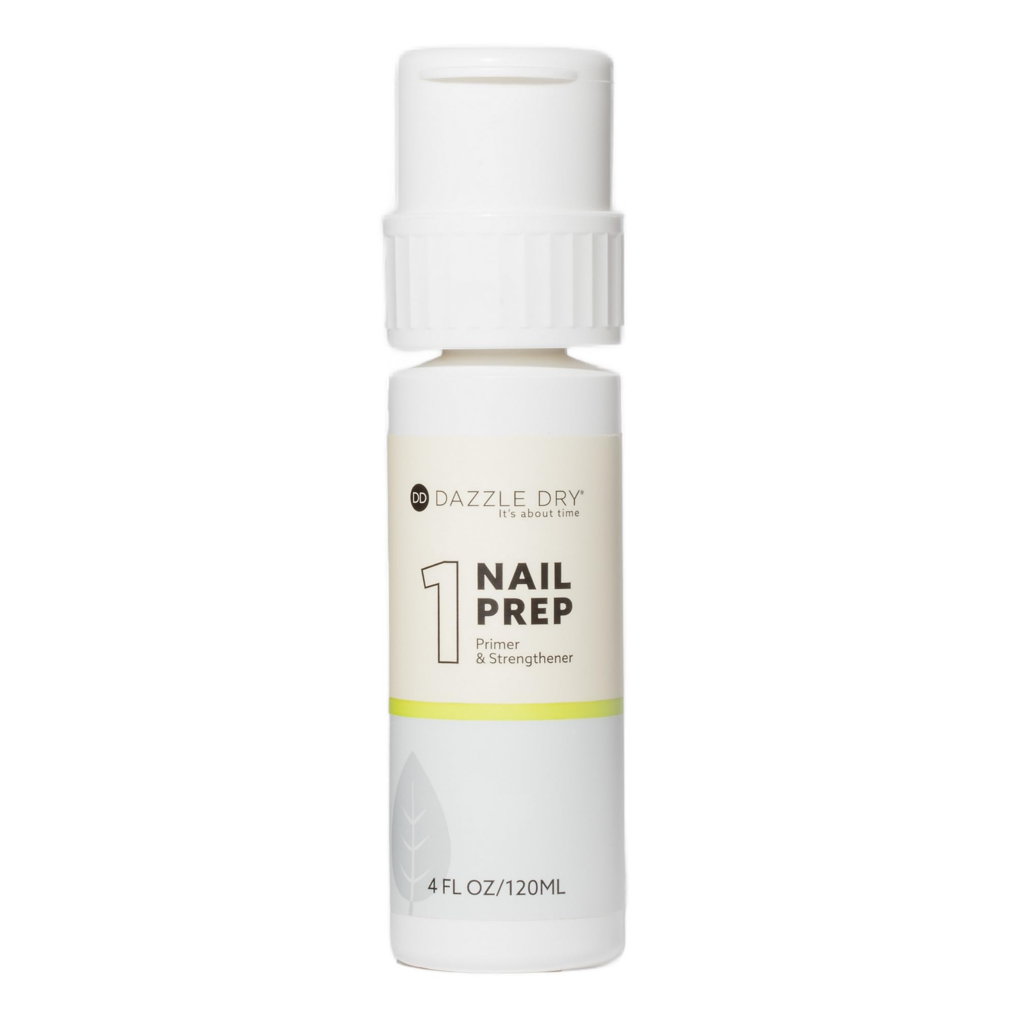 Dazzle Dry Step 1 Nail Prep bottle primes nails for clean base