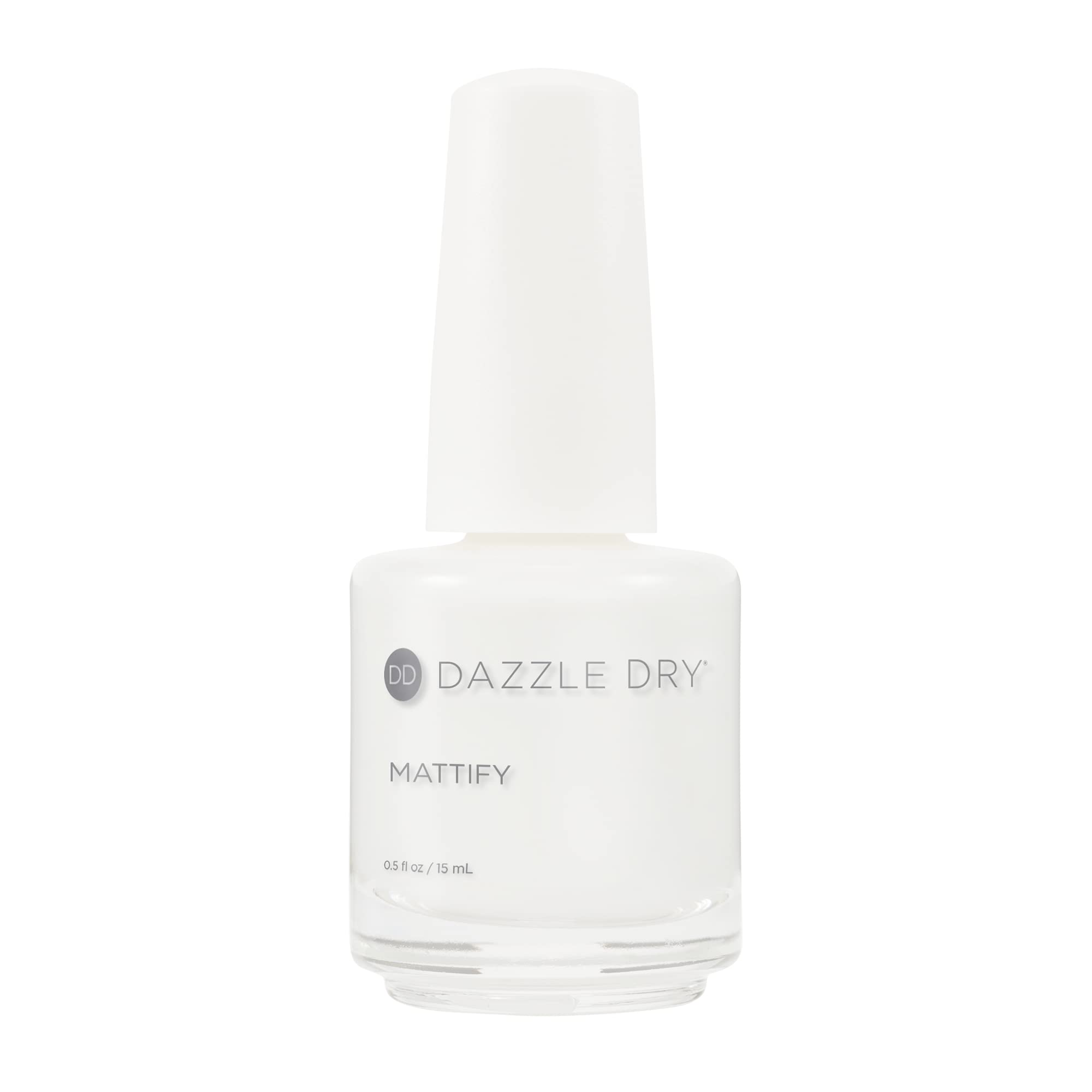 Dazzle Dry Step 4 mattify top coat bottle showing a sleek matte finish option for nails.