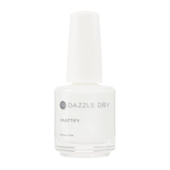 Dazzle Dry Step 4 mattify top coat bottle showing a sleek matte finish option for nails.