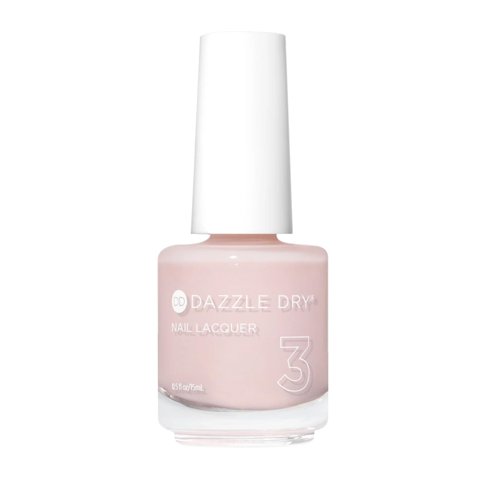 Dazzle Dry Truth nail lacquer pale pink for quick-dry, long-lasting finish.