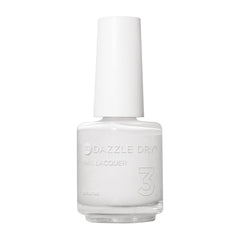 Dazzle Dry White Lightning bottle demonstrates fast-drying formula.