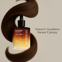 D'Cherlane Hair Growth Oil amber glass packaging preserves potency and luxury feel