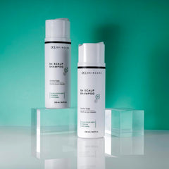 DCL Scalp Therapy Shampoo closeup highlights salicylic acid benefits
