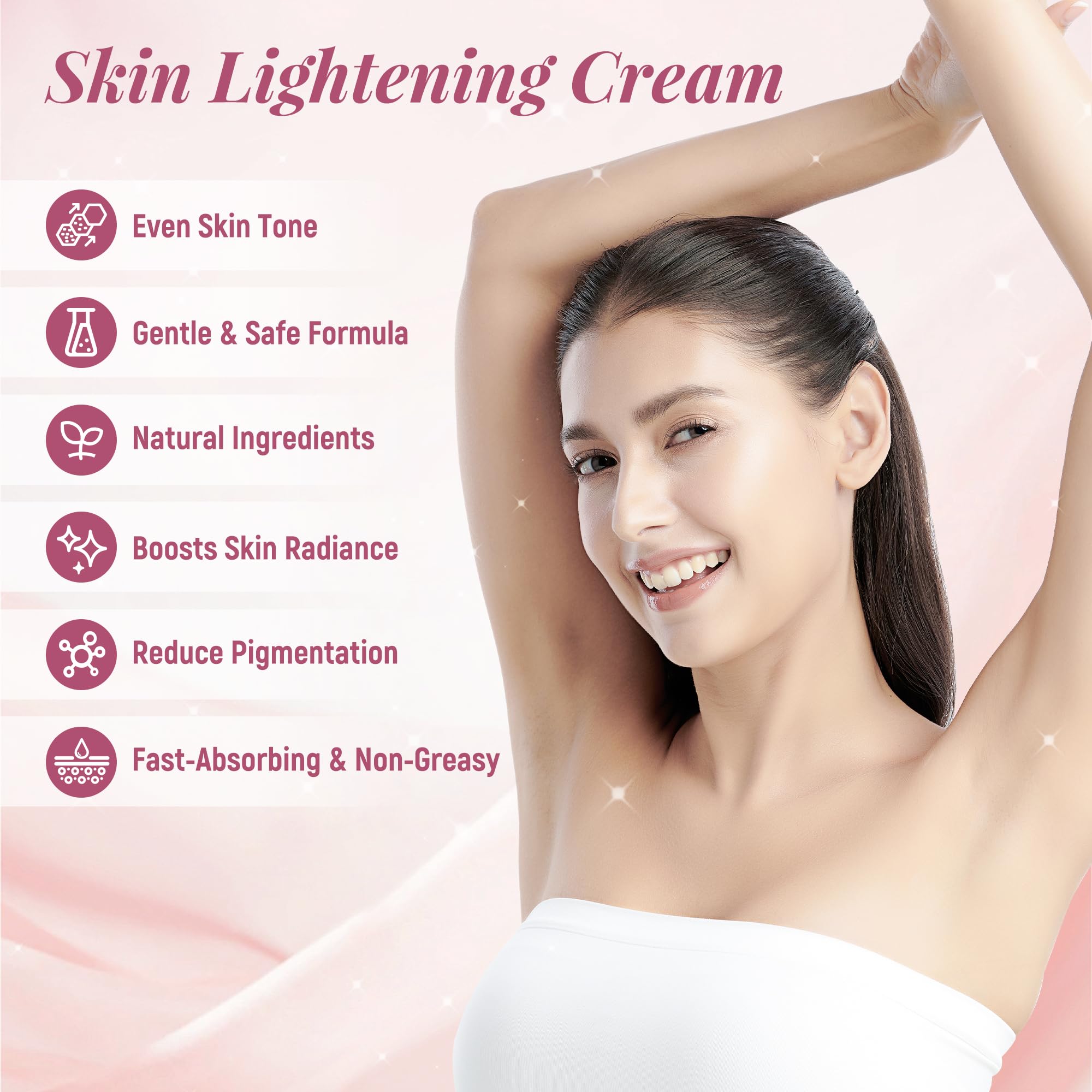 DCSCRK Skin Lightening Cream bikini line application for even tone