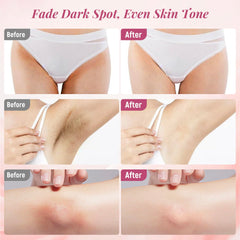 DCSCRK Skin Lightening Cream inner thighs close-up shows even tone