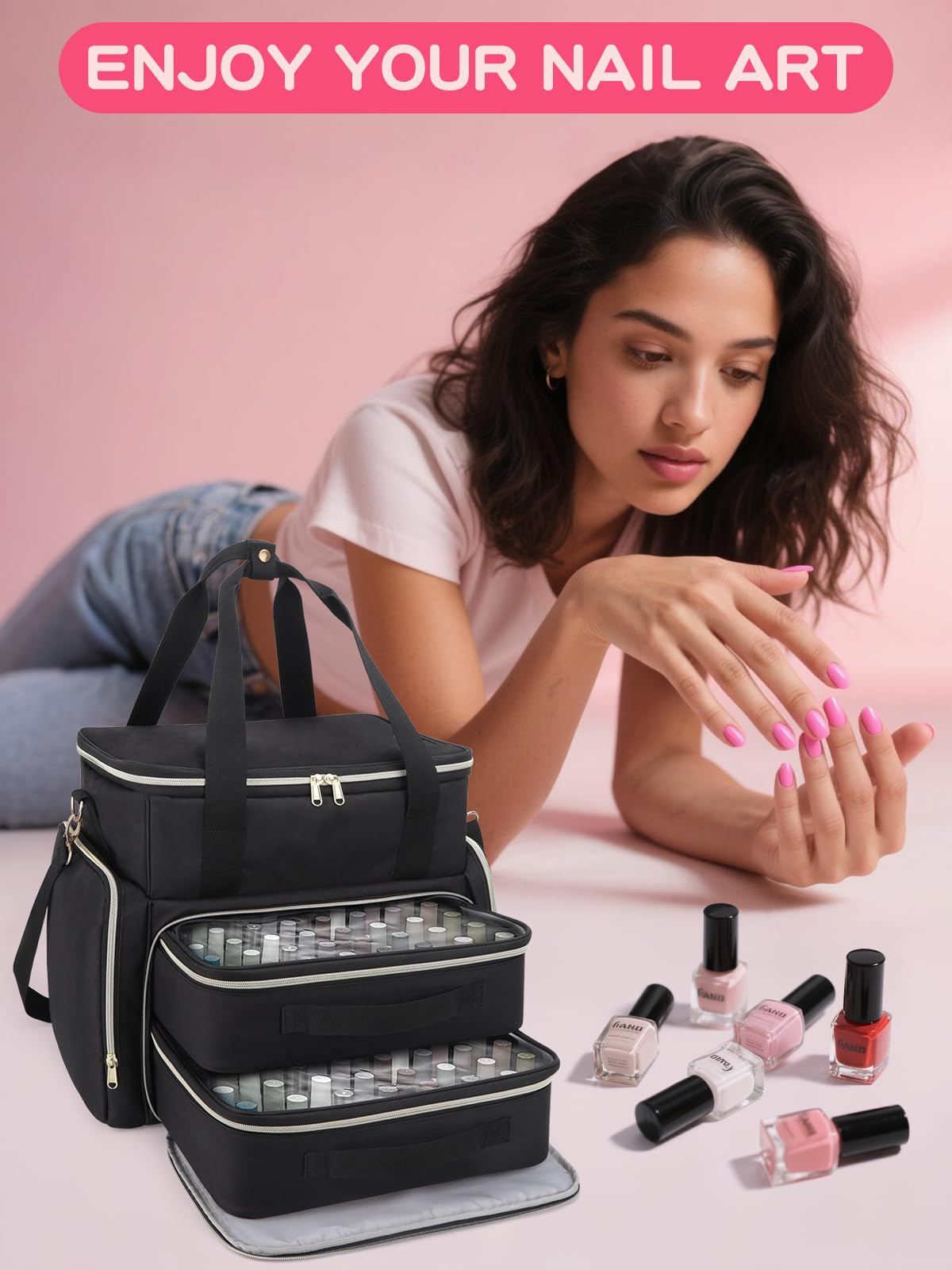 Ideal for pros and hobbyists seeking organized beauty on the go.