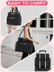 Water-resistant fabric protects polishes from spills and wear during transport.