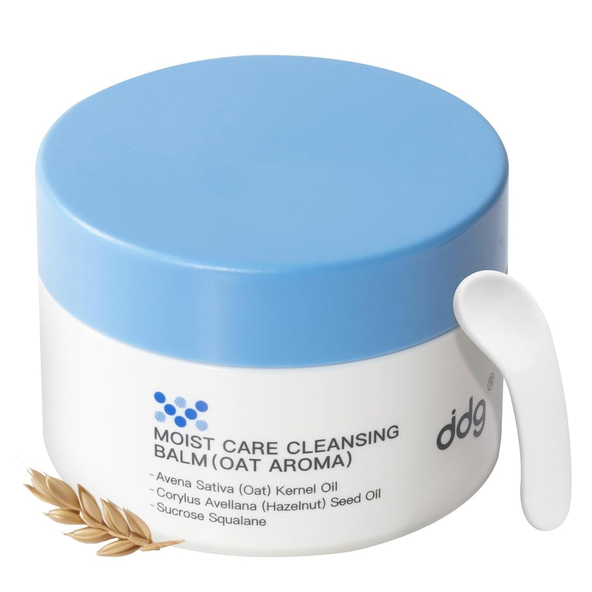 ddg Cleansing Balm bottle pouring demonstrates easy makeup removal with no greasy film.