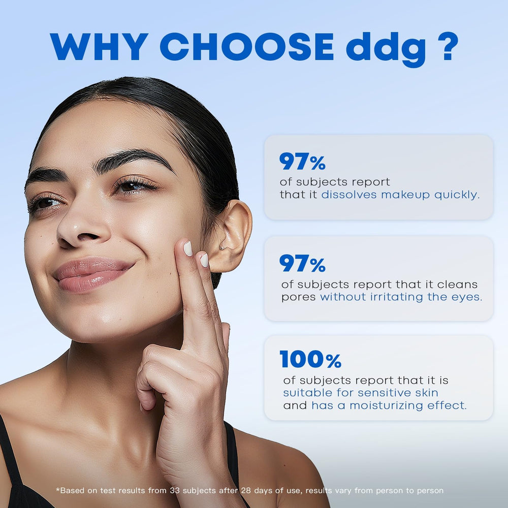 ddg Cleansing Balm rinse leaves skin feeling fresh and non-greasy after use.