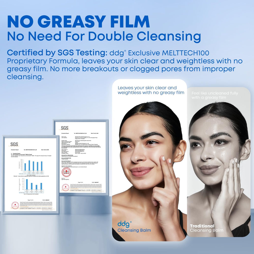 ddg Cleansing Balm travel pack with spatula keeps hygiene on the go.