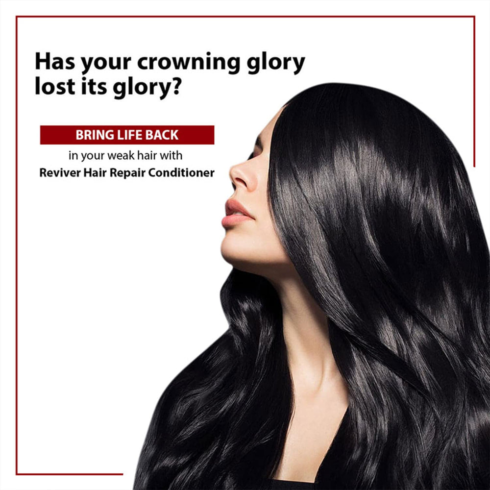 De Fabulous Reviver Hair Repair Shampoo lather foam showing rich cleansing for refreshed strands