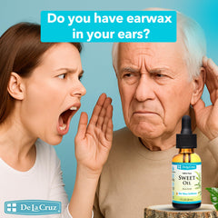 De La Cruz ear wax dissolve action captured during use.
