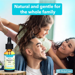 De La Cruz ear wax softener drops dispense for comfortable use.
