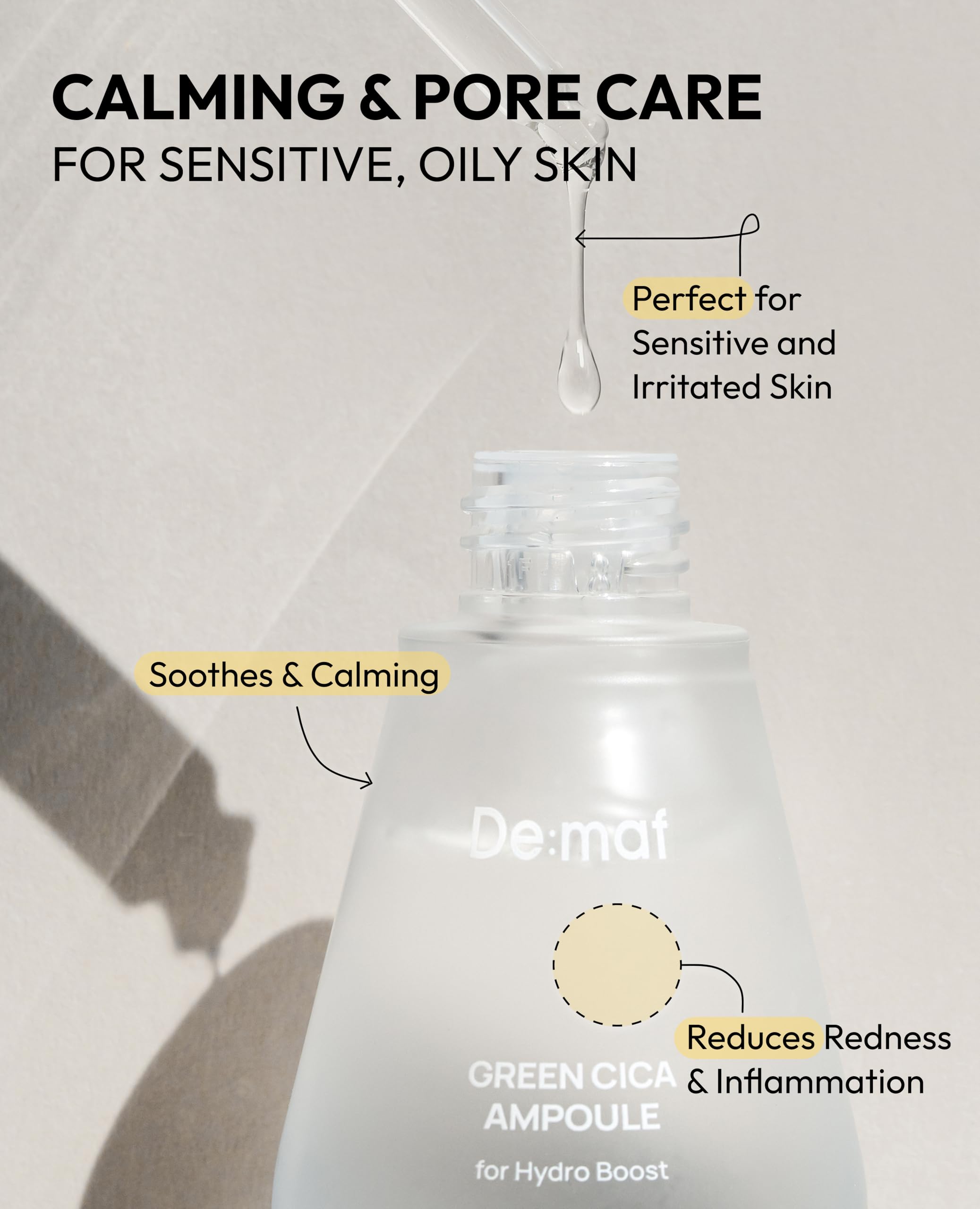 De:maf Travel-size skincare kit positioned for busy schedules and trips.