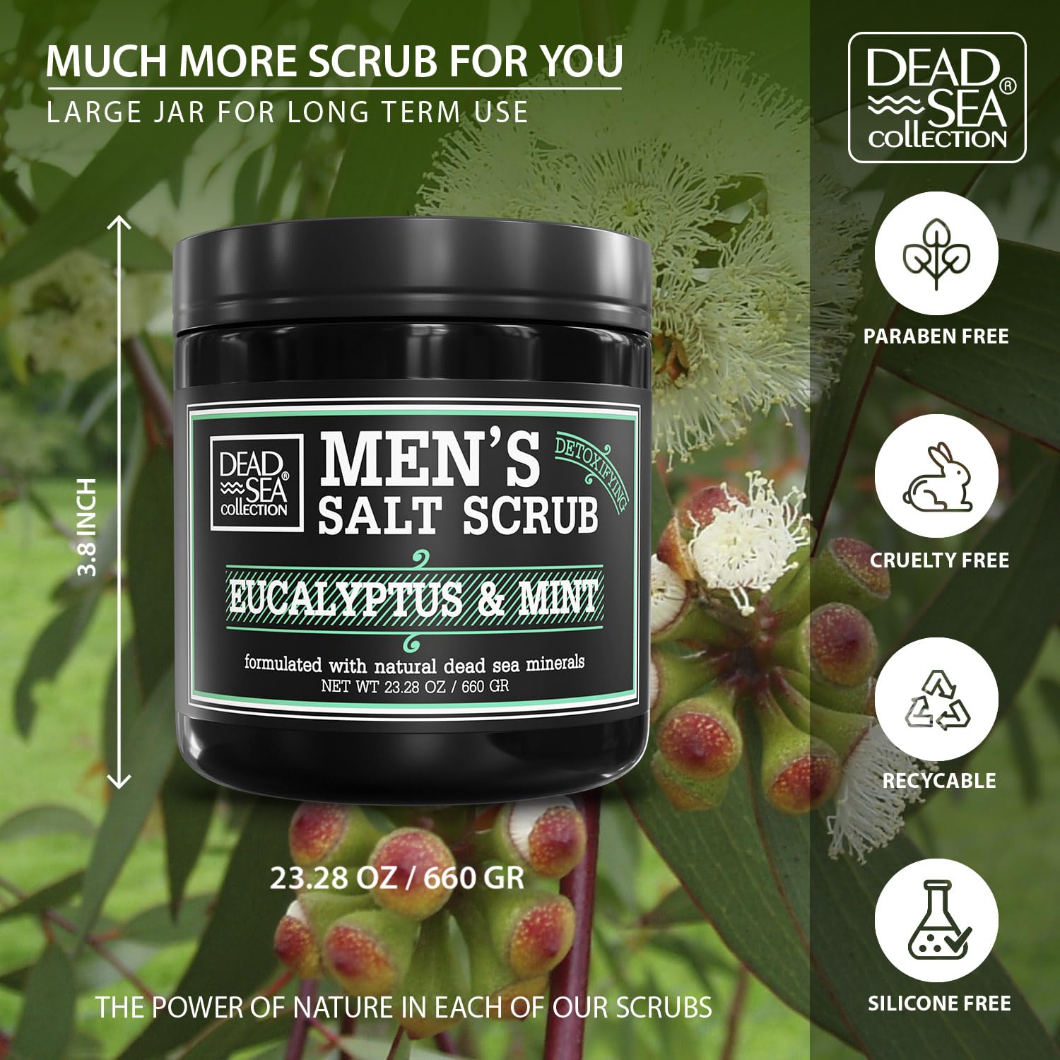Mineral-rich Dead Sea ingredients highlight nourishing minerals for healthier-looking skin.