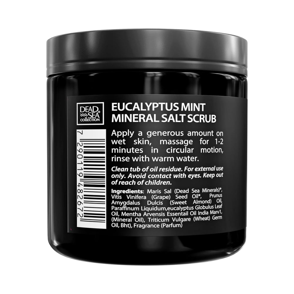 After-use skin appears moisturized and smooth from mineral-rich exfoliation.