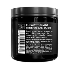 After-use skin appears moisturized and smooth from mineral-rich exfoliation.