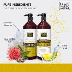 Dead Sea Collection pump dispenser enables easy, even product distribution.