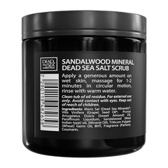 Visual of natural ingredients in Dead Sea Collection scrub