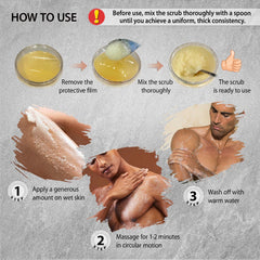 Water rinse imagery conveying easy wash-off and revitalizing feel after use.
