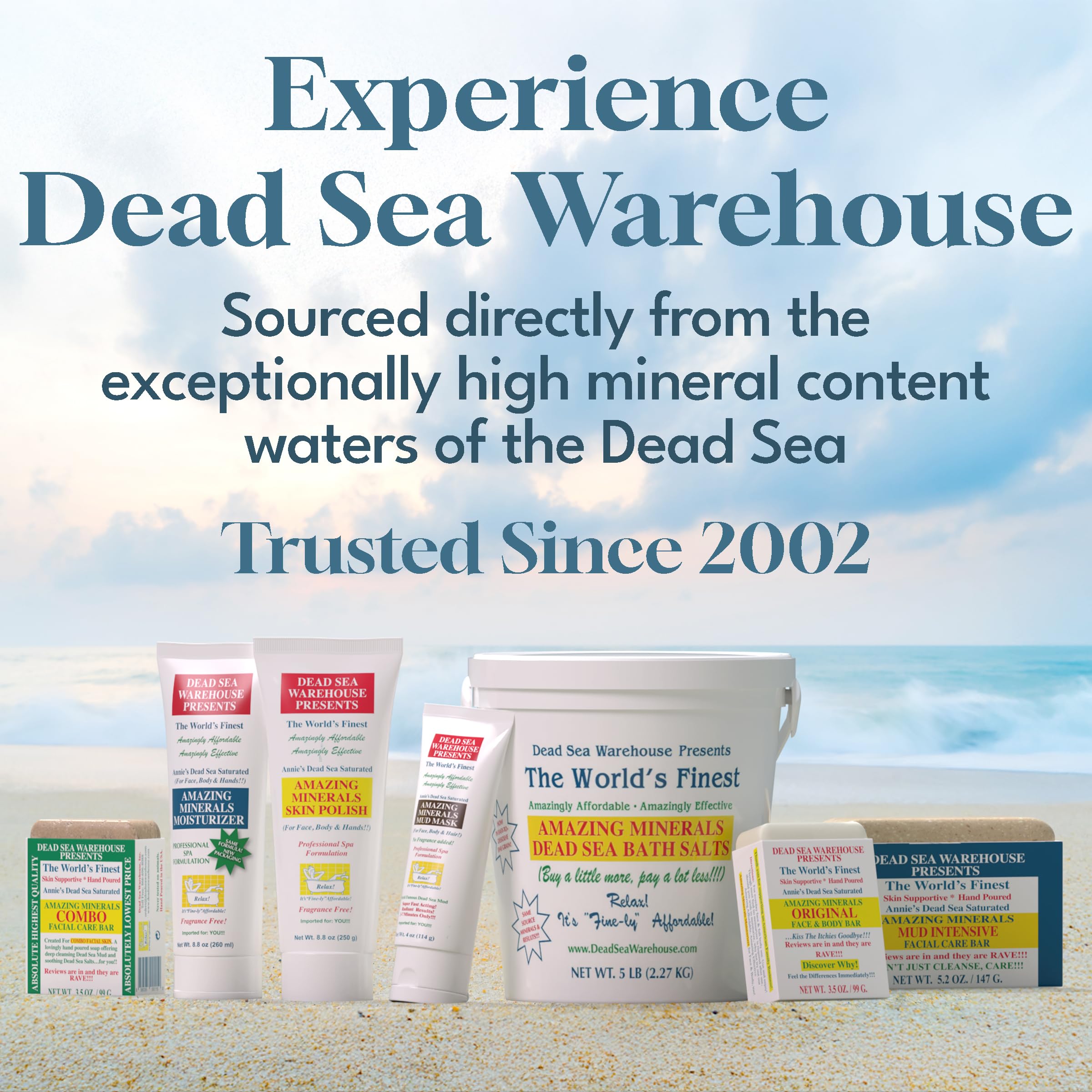 Dead Sea Warehouse rinse-off moment with warm water for easy removal.