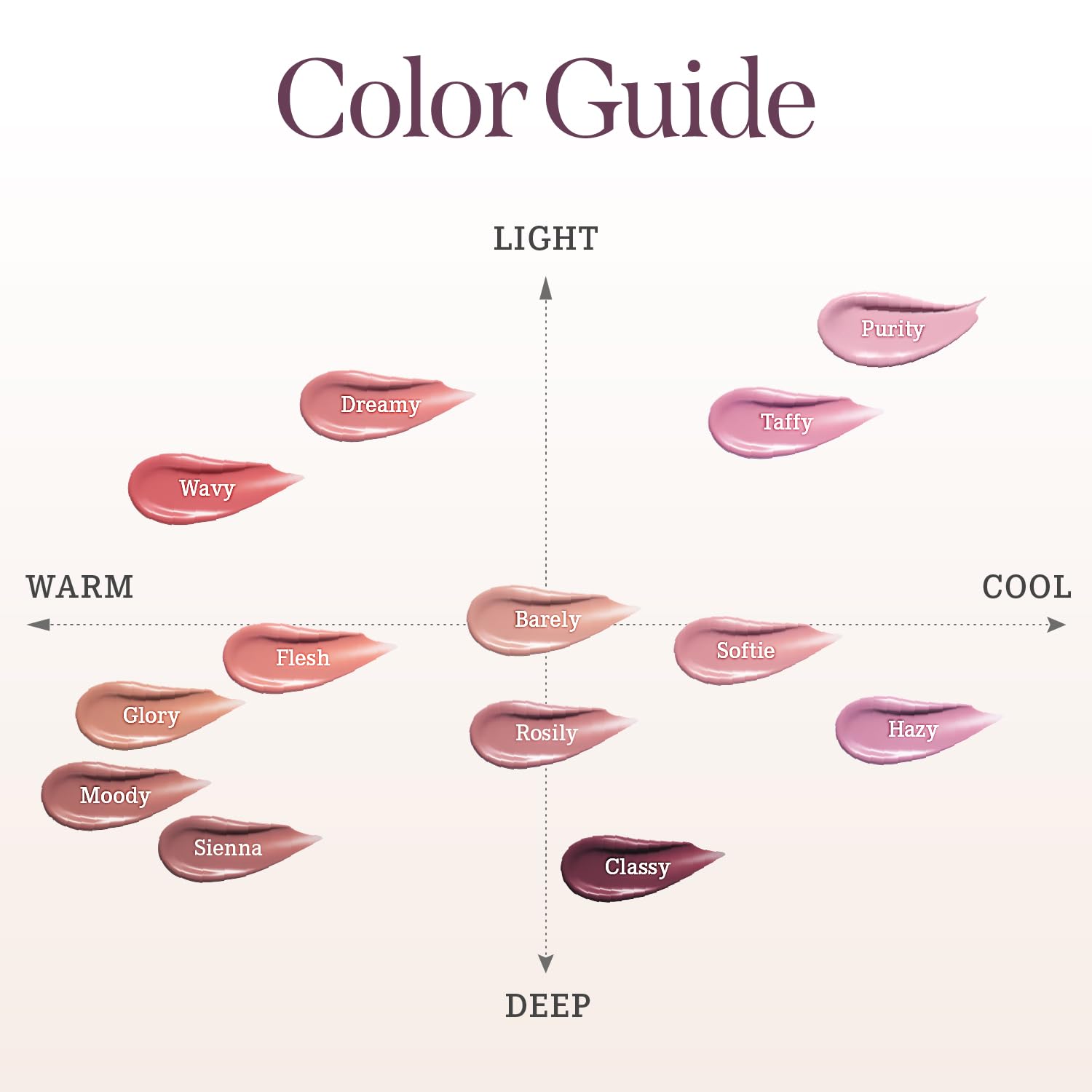 DEAR DAHLIA Petal Drop Blush Flesh swatch on cheek reveals natural peach warmth