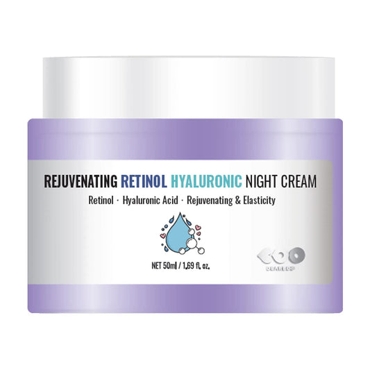 DEARBOO Rejuvenating Night Cream bottle for hydrated, smoother-looking skin.