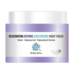 DEARBOO Rejuvenating Night Cream bottle for hydrated, smoother-looking skin.