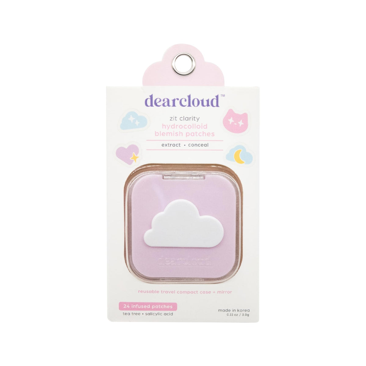 Dearcloud cat-shaped patch for discreet daytime acne care