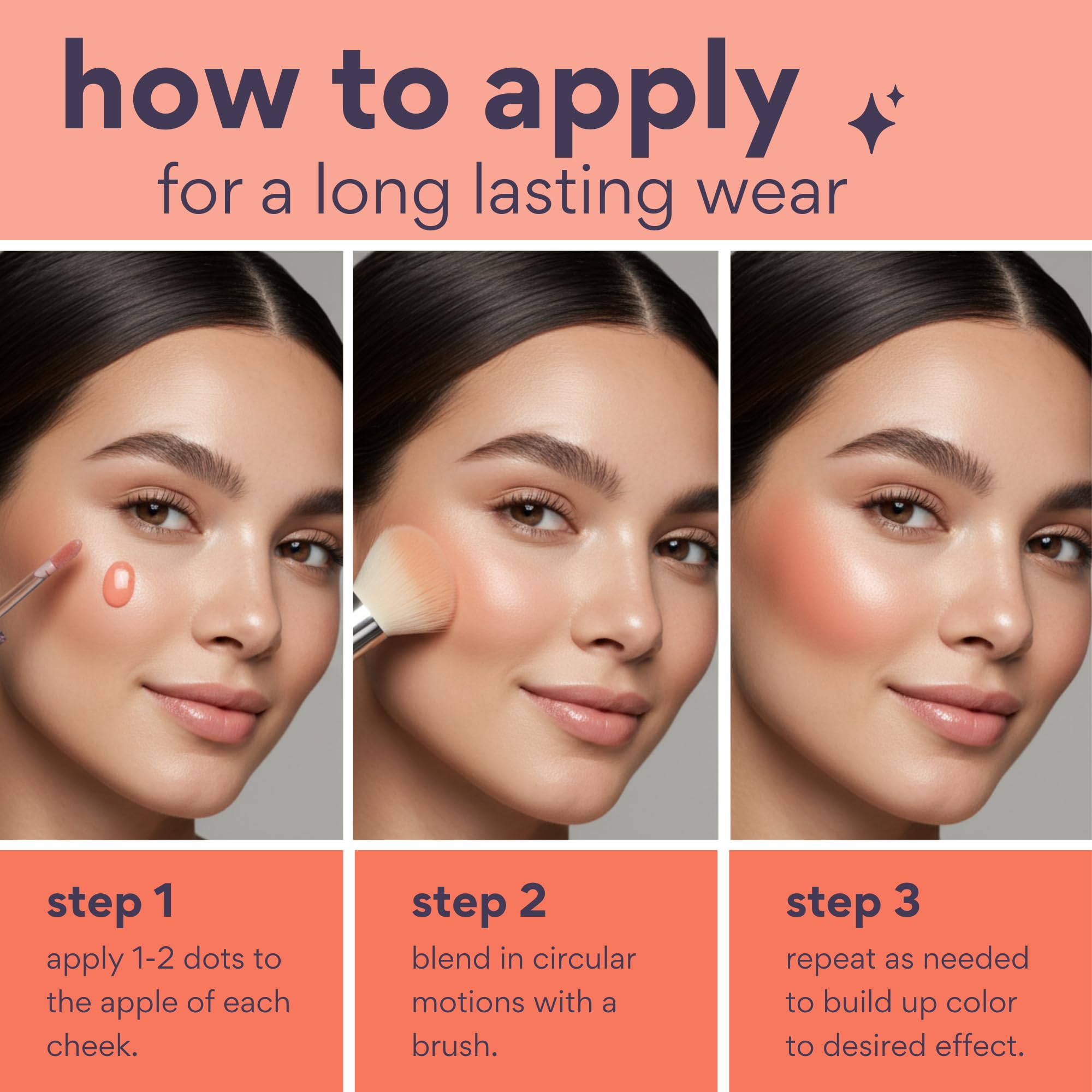 Golden hour lighting enhances Dearcloud peach glow on skin.